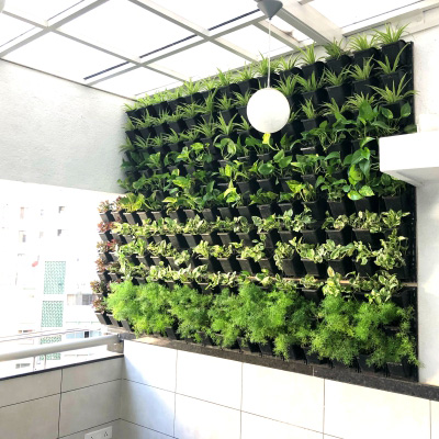 green wall